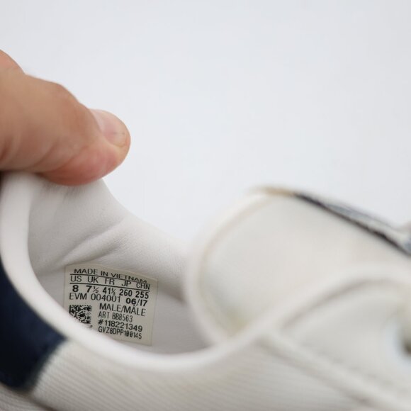 Adidas Rod Laver Shoes Men\'s Size 8 White Navy Classic Tennis Sneakers BB8563 main image 5